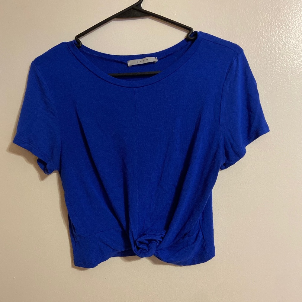 Royal Blue crop top